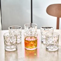 طقم كسات زجاج- 1 طقم × 4حبات - AL-9826-2