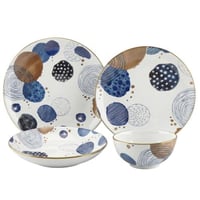 طقم صحون سفرة سيراميك – 1 طقم × 4 قطع - WS379