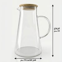 جاك زجاج بغطاء خشبي – 1.8 لتر - AL-345-6