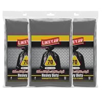 أكياس نفايات عالية السماكة من لايكي 70 جالون - 3 ش...