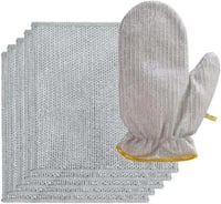 منشفة متعددة الأغراض لغسل الصحون 2+ 1 جوانتي تنظيف...