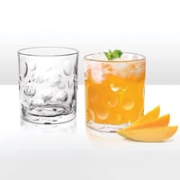 طقم كسات زجاج- 1 طقم × 4حبات - AL-9826-2