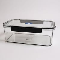 حافظة تخزين بلاستيكية شفافة بغطاء بمشبك جانبي – 28...