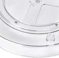 منظم دوّار شفاف – طبقتين دائريتين – بلاستيك - AL-8...