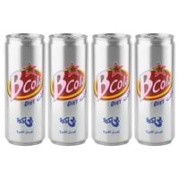 مشروب غازي دايت من بي كولا – 4 حبات × 250 مل