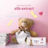 مناديل أطفال لطيفة على البشرة من جونسون - 72 منديل