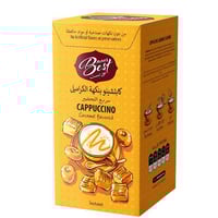 كابتشينو نوربست بنكهة الكراميل — بدون سكر — 10 ظرو...