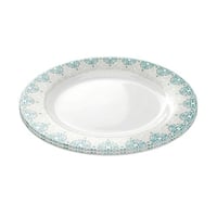 طقم صحون ميلامين دائري منقوش – 2 حبة - YL10308