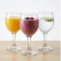 طقم كاسات عصير زجاجية – 3 حبات × 260 مل - SW058D