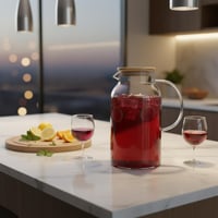 جاك زجاج بغطاء خشبي – 1.8 لتر - AL-345-4