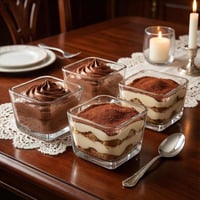 طقم زبادي حلى زجاج – 1 طقم × 4 حبات - AL- 8264-5