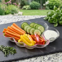 طقم صحون تقديم زجاجي – 2 حبات - AL-11349-2