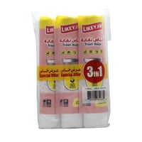 اكياس نفايات لايكي 5 جالون رول | 3 حبات |