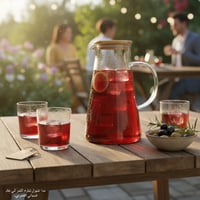 جاك زجاج بغطاء خشبي – 1.8 لتر - AL-345-6