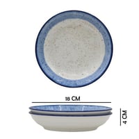 طقم صحون سيراميك | 2 حبه | الوسام ZH-154