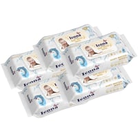 مناديل أطفال مبللة متعددة الألوان من اكونا - 80 ×...