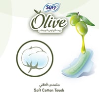 فوط صحية عادي بزيت الزيتون المرطب من سوفي – 10 فوط