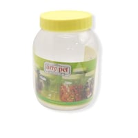 طقم علب بهارات اصفر 750 مل 4 حبه