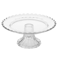 صحن تقديم زجاجي دائري بقاعدة - AL-11494-1