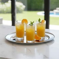 صحن تقديم ستيل بيضاوي - AL-7878