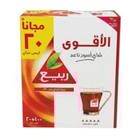شاي أسود ناعم الأقوى من ربيع – 100+ 20 كيس مجانًا