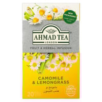 بابونج وعشب الليمون من أحمد تي – 20 ظرف