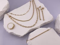 طقم ذهب عيار 18 - أناقة التفاصيل اللامعة