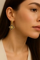 حلق دبل روز - ذهب عيار 21