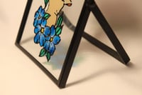 رسم على تحفة زجاجية حسب الطلب