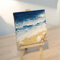 لوحة ( شاطىء البحر ) 10 سم