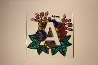 تحفة زجاجية بإضاءة LED بالنحت والرسم حسب الطلب