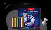 برونزويلCollege Tin Colour Pencils Dark Set-12-24