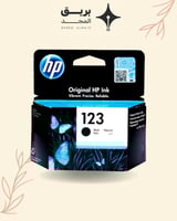 اتش بي 123 عبوة حبر سائل أسود و أبيض