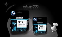 حبر أصلي HP 305 باللون الأسود وثلاثي الألوان