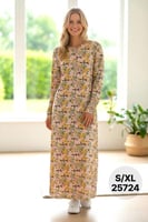 قميص نسائي شتوي ناعم وردي مشجر بياقة أزرار وأكمام...