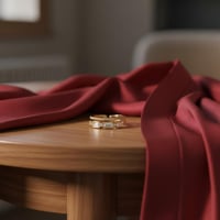 خاتم نسائي رقيق مطلي بالذهب عيار 18 قيراط موديل R1...