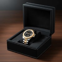 ساعة رجالية فاخرة لون فضي ذهبي تصميم مستوحى عالمي...