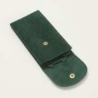 جراب حماية للساعة مخمل لون أخضر