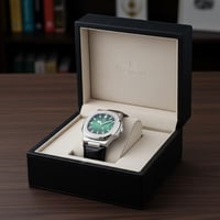 ساعة رجالية فاخرة سوار جلد بتصميم مستوحى عالمي مود...