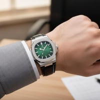 ساعة رجالية فاخرة سوار جلد بتصميم مستوحى عالمي مود...