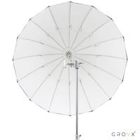 ديب أمبريلا ابيض 165 سم اكس لارج مع المشتت Grovx U...
