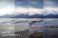 مجموعة فلاتر ٨ في ١ لـ كاميرة اوزمو بوكيت ٣ CPL ND...