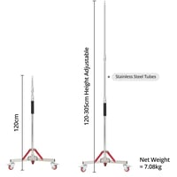 استاند إضاءة استوديو استيل ثقيل 500 سم AMBITFUL مع...