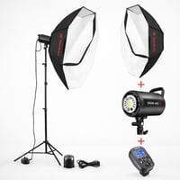 إضاءة تصوير فوتوغرافي فلاش من Jinbei مع أستاند إضا...