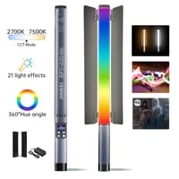 إضاءة LED لاسلكية ثنائية اللون وملونة – مؤثرات خاص...