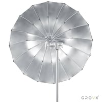 ديب أمبريلا تصوير سيلفر 165 سم بارابوليك مع مشتت –...