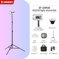 JINBEI EF-60 إضاءة تصوير احترافيه ثنائية اللون و م...