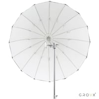 ديب أمبريلا تصوير أبيض 85 سم بارابوليك مع مشتت – G...