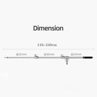 استاند إضاءة استوديو استيل ثقيل 500 سم AMBITFUL مع...