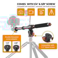 حامل كاميرا ترايبود أفقي احترافي قوي جدًا للكاميرا...